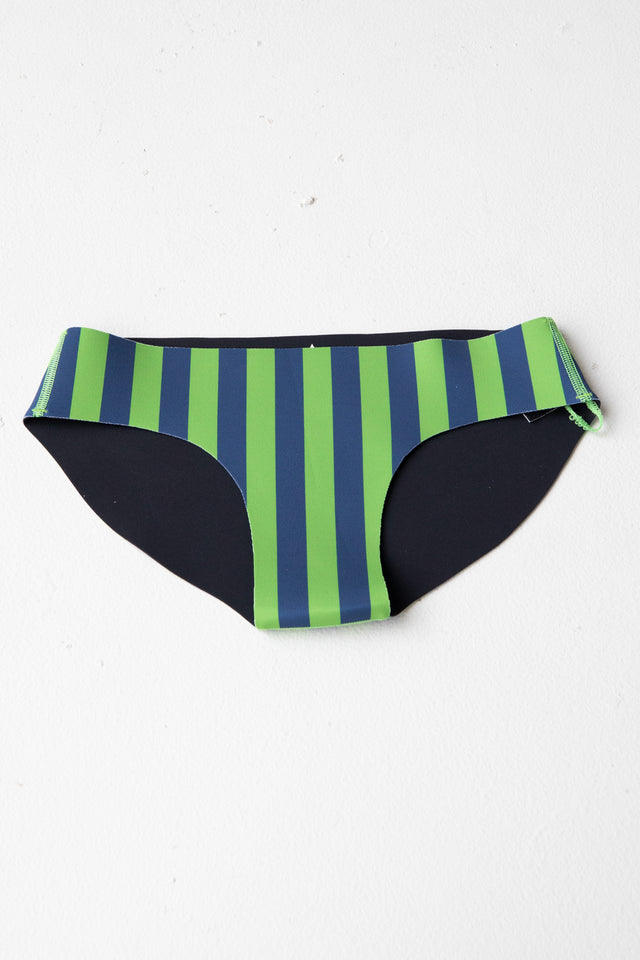 EMMIE B. - NAVY AND GREENERY STRIPE