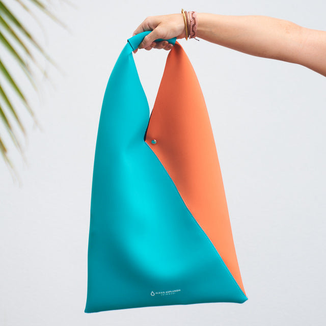 Dynasty Teal and Spice Orange Bag